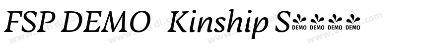 FSP DEMO   Kinship S字体转换